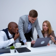 Diverse office project team