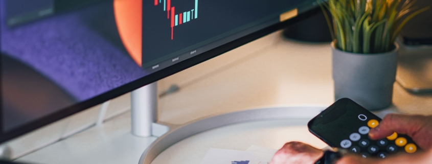Modern finance workspace