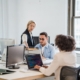 Modern office team