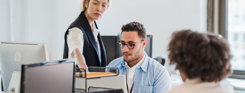 Modern office team