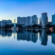 Downtown Orlando and Lake Eola